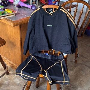 IVY PARK Black and Brown Athletic Ensemble